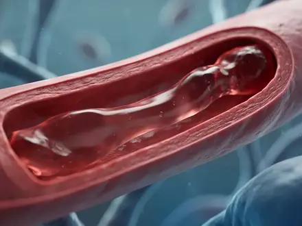 Nahaufnahme einer Arterienwand mit fließendem Blutplasma zur Veranschaulichung kardiovaskulärer Forschung. - Foto: über boerse-global.de
