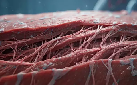 Mikroskopische Aufnahme von gesundem Herzmuskelgewebe mit erkennbaren Faserstrukturen. - Foto: über boerse-global.de