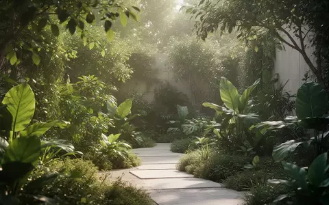 Sonnendurchfluteter botanischer Garten mit üppigem Grün als Symbol für Vitalität und gesundes Altern. - Foto: über boerse-global.de