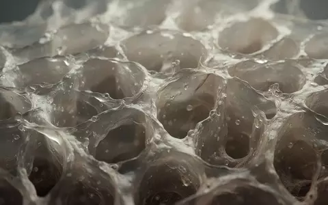 Mikroskopische Aufnahme von Knorpelgewebe mit organischen Strukturen. - Foto: über boerse-global.de