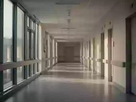 Ein ruhiger, modern gestalteter Krankenhausflur mit einfallendem Tageslicht und minimalistischer Architektur. - Foto: über boerse-global.de