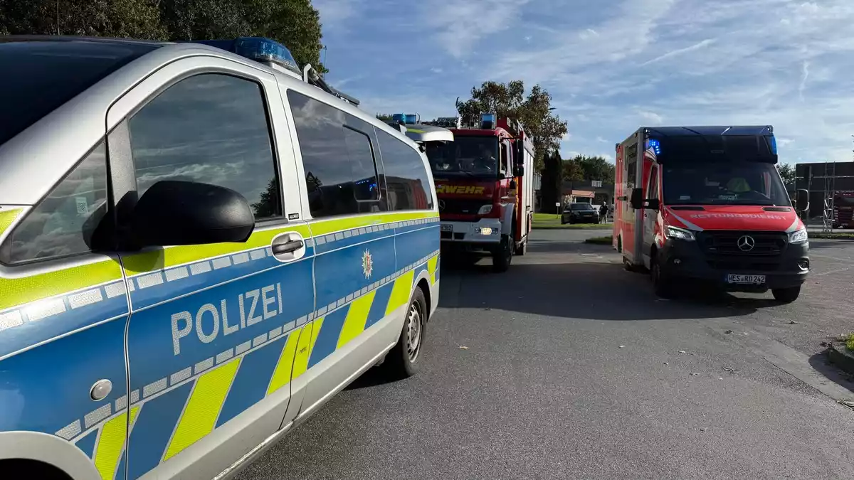 FW Hünxe: Unterstützung für den Rettungsdienst - Bild: presseportal.de