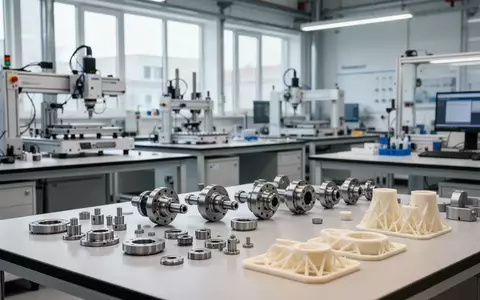 Ein heller, moderner Laborarbeitsplatz für Robotik mit Bauteilen und Werkzeugen auf einem sauberen Werktisch. - Foto: über boerse-global.de