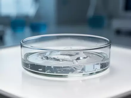 Nahaufnahme einer Laborschale mit einer biologischen Probe in einer klinischen Forschungsumgebung - Foto: über boerse-global.de