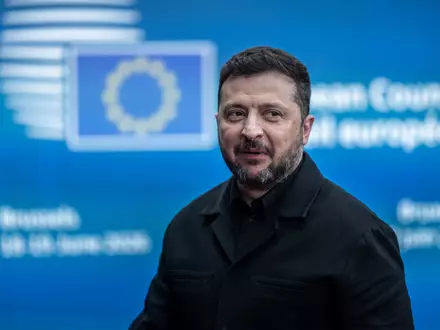 Der ukrainische Präsident Selenskyj war schon bei etlichen EU-Gipfeln zu Gast. - Foto: Michael Kappeler/dpa