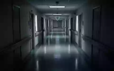 Ein leerer, modern gestalteter Krankenhausflur mit gedämpftem Licht und klaren architektonischen Linien. - Foto: über boerse-global.de