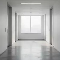 Ein heller, minimalistischer Flur in einer Behörde mit klaren architektonischen Linien und natürlichem Lichteinfall. - Foto: über boerse-global.de
