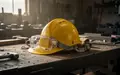 Symbolbild: Schutzhelm und Schutzbrille auf einer Werkbank - Foto: über boerse-global.de