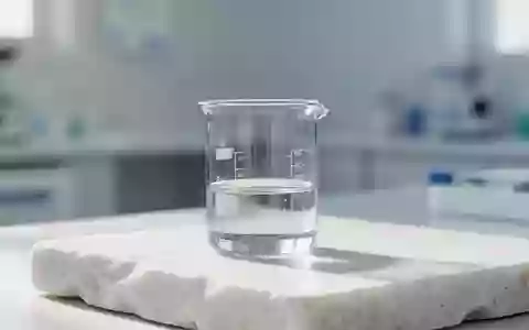 Ein minimalistisches, helles Laborumfeld mit einem Glasbecher auf einem weißen Untergrund, das eine klinische und sachliche Atmosphäre vermittelt. - Foto: über boerse-global.de