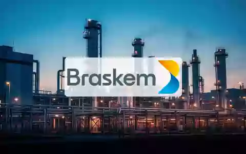 Abstrakte Darstellung einer modernen Industrieanlage bei Dämmerung, die wirtschaftliche Unsicherheit symbolisiert. - Foto: über boerse-global.de