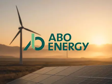 Abstrakte Darstellung der Erneuerbare-Energien-Branche mit Windkraftanlagen und Solarpaneelen in der AbenddĂ€mmerung. - Foto: ĂŒber boerse-global.de