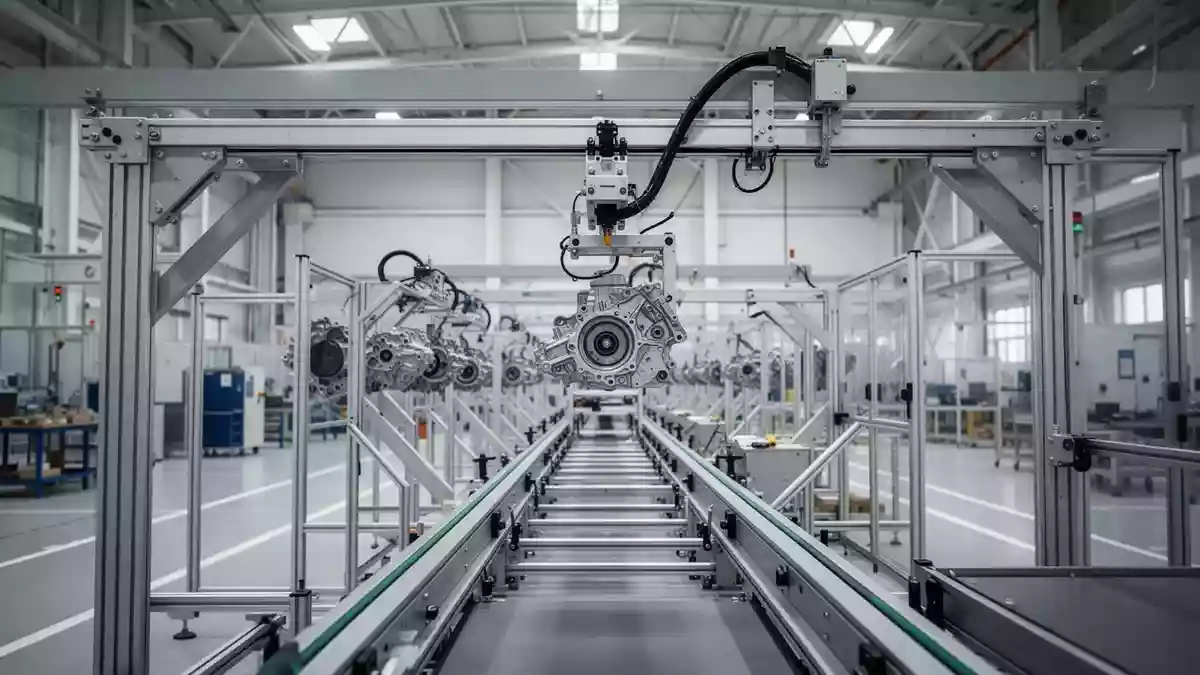 thyssenkrupp automatisiert Motorverschraubung mit zwei Cobots
