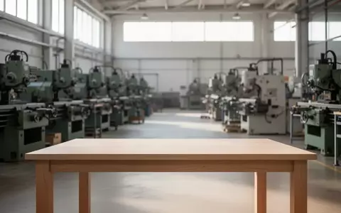 Eine aufgeräumte, moderne Werkshalle mit einer leeren Werkbank in einer professionellen Arbeitsumgebung. - Foto: über boerse-global.de