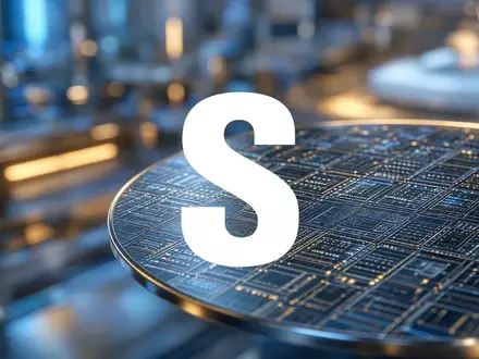 Abstraktes Bild eines modernen Halbleiter-Wafers mit komplexen Schaltkreisen als Symbol für technologische Innovation. - Foto: über boerse-global.de
