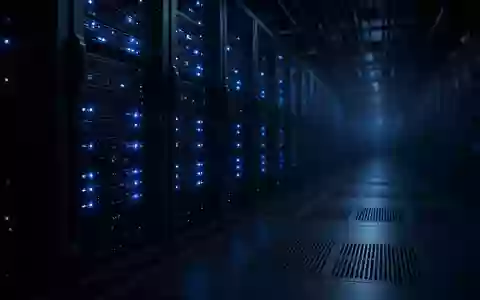 Abstraktes, stimmungsvolles Bild eines Serverraums, das finanzielle Unsicherheit und technologische Risiken symbolisiert. - Foto: über boerse-global.de