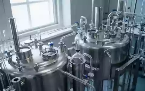 Edelstahl-Reaktoren und Glasrohrsysteme in einer pharmazeutischen Produktionsanlage - Foto: über boerse-global.de