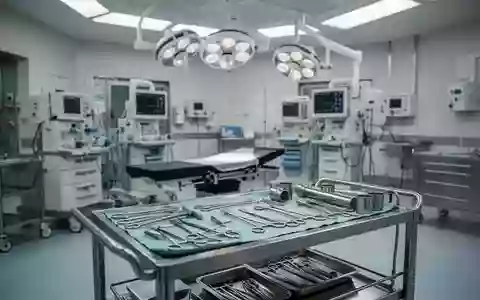 Ein steriler, modern ausgestatteter Operationssaal in einer Klinik mit medizinischen Geräten und Instrumenten. - Foto: über boerse-global.de