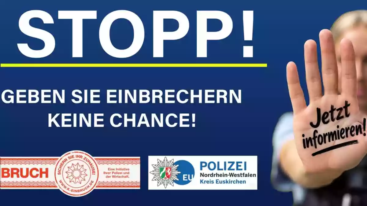 POL-EU: Woche des Einbruchschutzes: Polizei Euskirchen informiert und gibt praktische Tipps - Bild: presseportal.de
