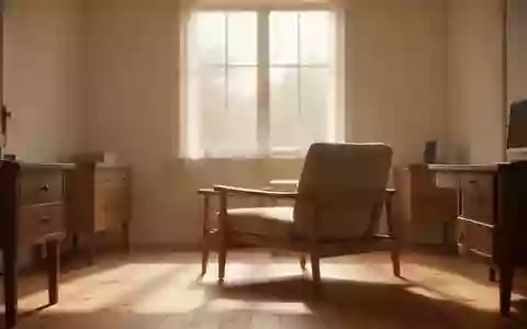 Ein lichtdurchfluteter, ruhiger Raum mit einem leeren Sessel vor einem Fenster, der eine Atmosphäre von Würde und Ruhe vermittelt. - Foto: über boerse-global.de