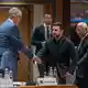 Bundeskanzler Friedrich Merz warb beim EU-Gipfel für eine Aufstockung der Ukraine-Hilfen. - Bild: Michael Kappeler/dpa-Pool/dpa