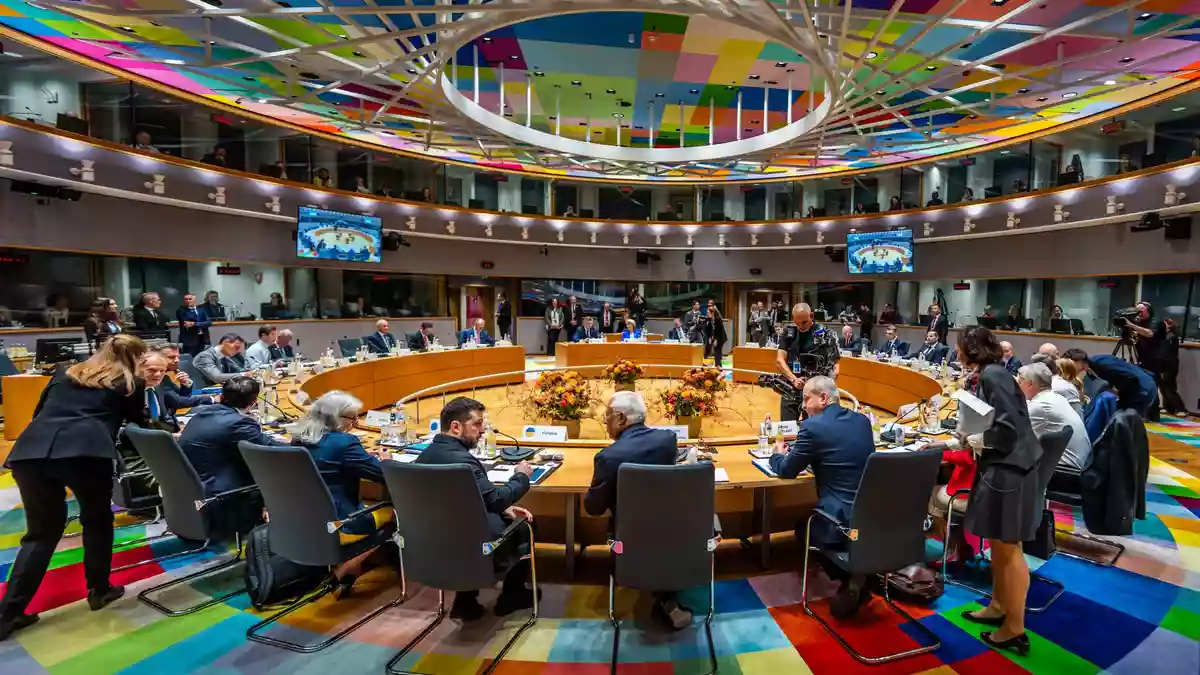 Die EU-Staaten verstünden die Position der Ukraine, sagte Selenskyj in Brüssel. - Bild: Michael Kappeler/dpa-Pool/dpa
