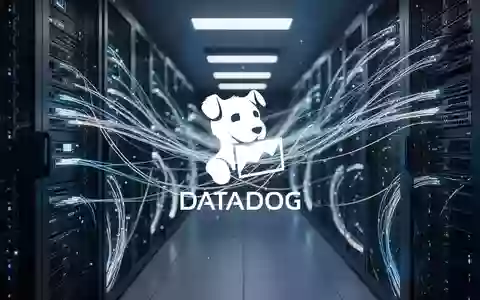 Abstraktes, modernes Rechenzentrum mit leuchtenden Glasfaserkabeln als Symbol für Cloud-Effizienz und Datenoptimierung. - Foto: über boerse-global.de