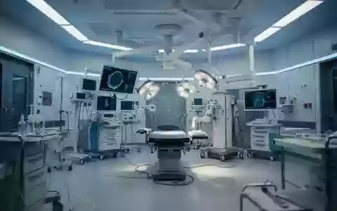 Ein moderner, steriler Katheterlabor-Raum in einer Klinik mit medizinischer Bildgebungsausrüstung. - Foto: über boerse-global.de