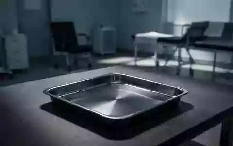 Ein steriler, leerer Untersuchungsraum in einer Klinik mit sanftem, schattigem Licht. - Foto: über boerse-global.de