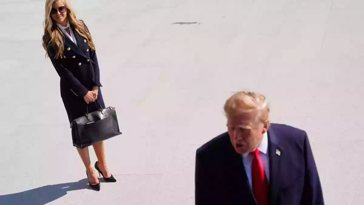 Zacharia hatte erst vor ein paar Tagen ihre erste Pressekonferenz als Trumps Sprecherin - nun gibt sie den Posten US-Kreisen zufolge schon wieder auf.(Archivbild) - Bild: Julia Demaree Nikhinson/AP/dpa