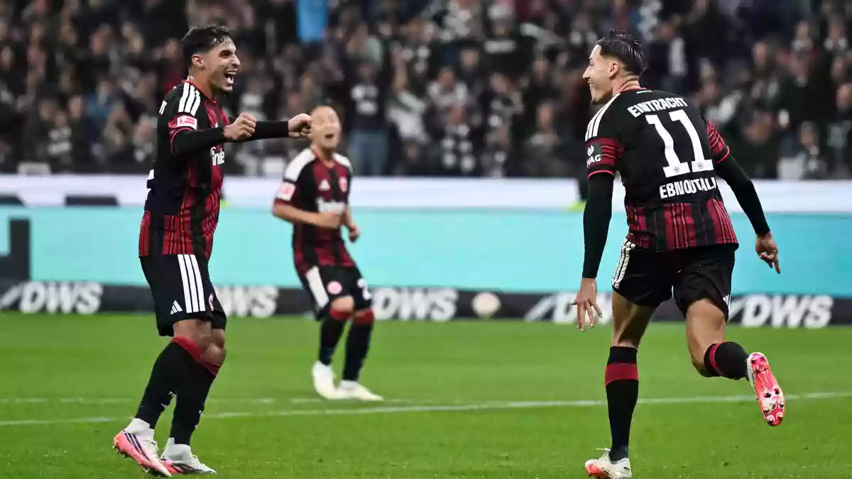 Ebnoutalib bejubelt das späte 1:0. - Bild: Florian Wiegand/dpa