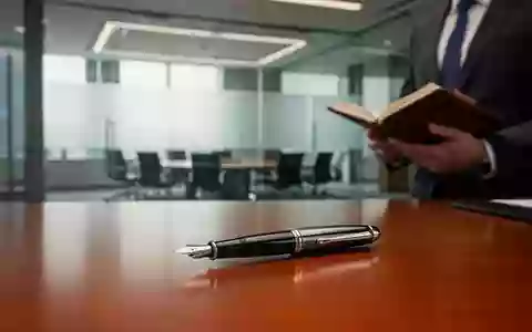 Ein moderner, professioneller Schreibtisch in einem Finanzbüro mit einem Notizbuch und einem Füllfederhalter. - Foto: über boerse-global.de