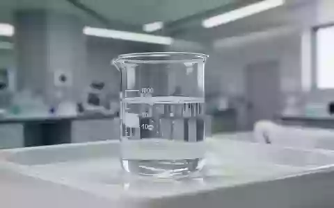 Ein steriler, minimalistischer Laborraum mit einem gläsernen Gefäß auf einer weißen Oberfläche, eingefangen in hellem Tageslicht. - Foto: über boerse-global.de
