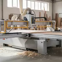 Eine saubere, gut beleuchtete Werkstatt mit einer stationären Holzbearbeitungsmaschine und einer geordneten Arbeitsumgebung. - Foto: über boerse-global.de