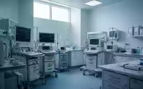 Ein steriler, unbesetzter klinischer Raum für elektrophysiologische Untersuchungen mit moderner medizinischer Ausstattung. - Foto: über boerse-global.de