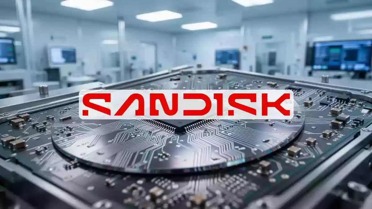 SanDisk Falls 7.2% as CXMT Memory News Sparks Chip Selloff