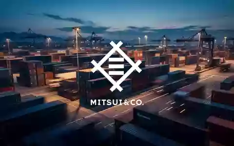 Abstrakte Darstellung eines modernen Logistikzentrums mit Containern in der Dämmerung als Symbol für internationalen Handel. - Foto: über boerse-global.de