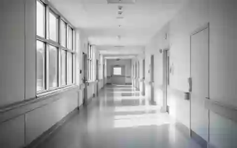 Ein heller, moderner Krankenhausflur mit minimalistischer Architektur und einfallendem Tageslicht. - Foto: über boerse-global.de