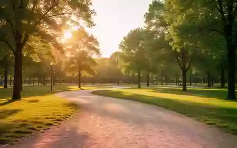 Ein sonniger, weitläufiger Parkweg im Grünen, der zu Bewegung und körperlicher Aktivität einlädt. - Foto: über boerse-global.de