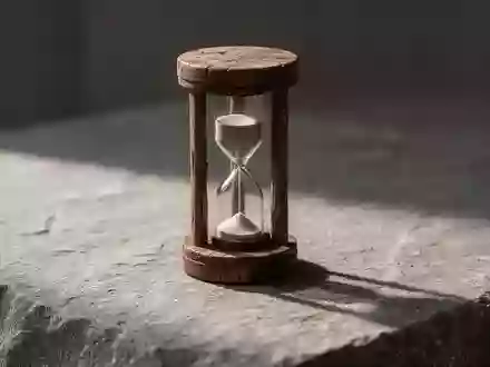 Eine Sanduhr auf einem steinernen Untergrund als Symbol für das Altern und den kognitiven Prozess. - Foto: über boerse-global.de