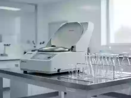 Ein steriles, modernes Labor mit medizinischen Geräten in einer klinischen Forschungseinrichtung. - Foto: über boerse-global.de
