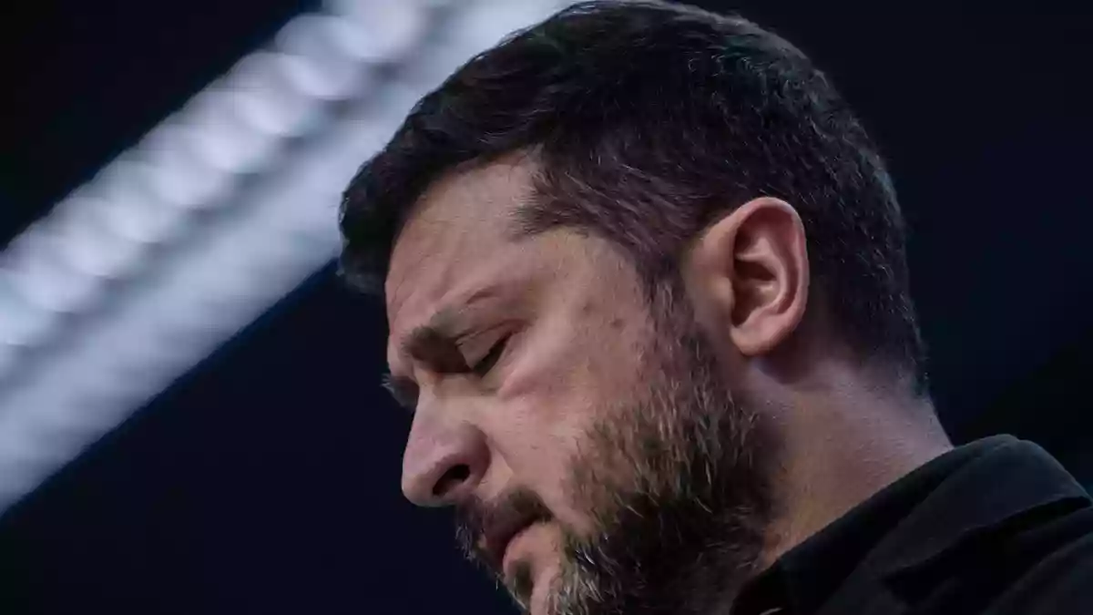 Der ukrainische Präsident Wolodymyr Selenskyj hofft weiter auf ein Inkrafttreten noch schärferer Sanktionen gegen Russland. - Bild: Michael Kappeler/dpa