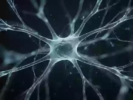 Mikroskopische Aufnahme von neuralem Gewebe in einem Labor, die zelluläre Strukturen auf wissenschaftlicher Ebene darstellt. - Foto: über boerse-global.de