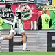 Torschütze Lasse Günther jubelt nach dem 2:0. - Bild: Uwe Anspach/dpa