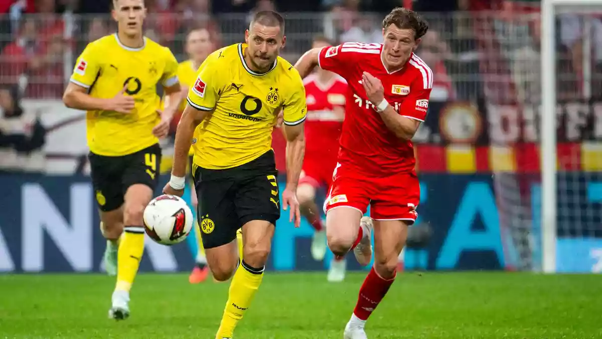 Dortmund und Union boten sich ein hart umkämpftes, aber nicht hochklassiges Spiel  - Bild: Julius Frick/dpa