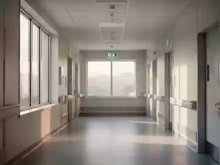 Ein heller, moderner Krankenhausflur mit natürlichem Lichteinfall und minimalistischer Architektur. - Foto: über boerse-global.de