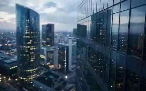 Moderne Finanzarchitektur in einem europäischen Geschäftsviertel bei Dämmerung. - Foto: über boerse-global.de