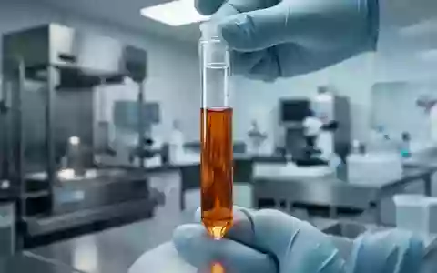 Eine Nahaufnahme einer Labor-Zentrifugenröhre mit einer biologischen Probe in einer sterilen Laborumgebung. - Foto: über boerse-global.de