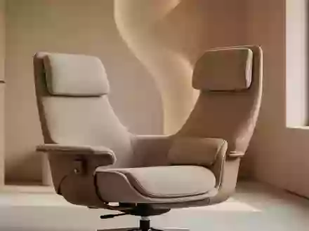 Ein minimalistischer, ruhiger Behandlungsraum in einem modernen Wellness-Studio mit einem ergonomischen Sessel. - Foto: über boerse-global.de