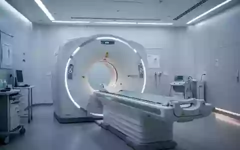 Ein leerer, moderner MRT-Scanner in einem hellen, sterilen Behandlungsraum. - Foto: über boerse-global.de