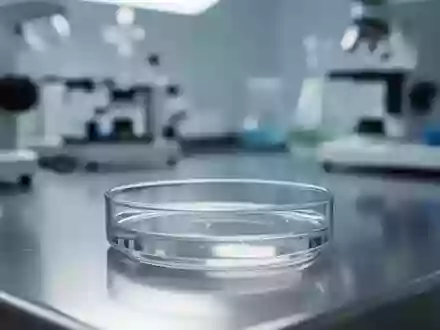 Ein steriles Laborumfeld mit einer Petrischale auf einer Edelstahloberfläche, das die wissenschaftliche Forschung symbolisiert. - Foto: über boerse-global.de